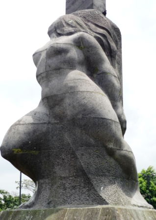 Escultura don Cleto, detalle